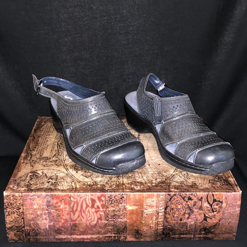 Soft Walk Slips On Mules with Strap